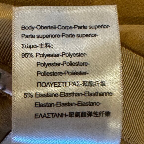 NWT Scotch & Soda Edie Tailored Wide Leg Pants in Yellow Size 30 - Picture 12 of 16